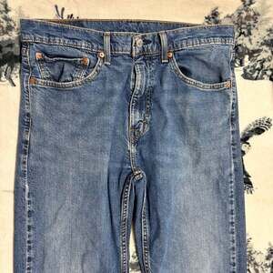 Levi's 505 Regular Fit Straight Leg Jeans Blue Denim W34 L32